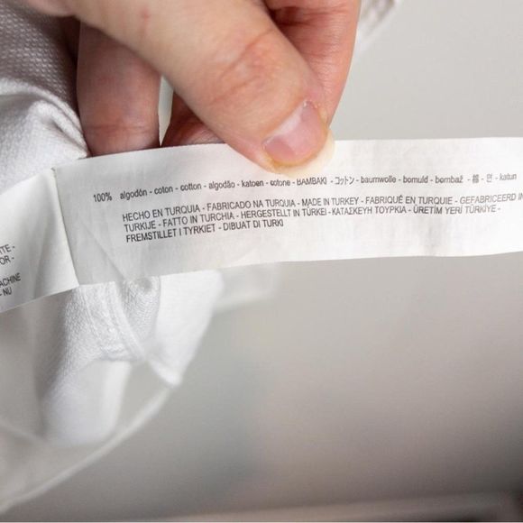 Zara Man White Slim Fit Long Sleeve Button Down Shirt - Size Small - Picture 8 of 10